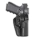 Front Line Inside The Waistband with Loops Leather Holster (Black)