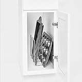 Rev-A-Shelf U-Shaped Tray Divider/Organizer for Wall or Base Cabinets, Chrome
