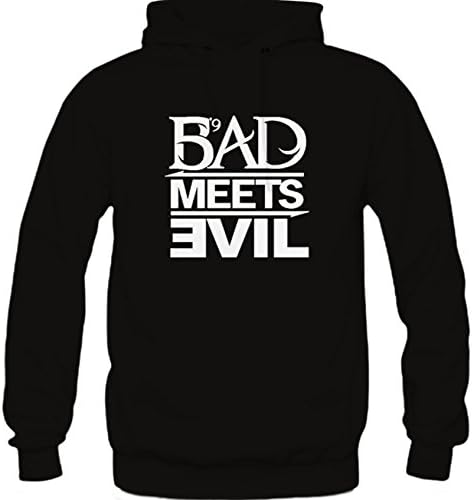 Eminem Bad Meets Evil Hoodie X-Large Black