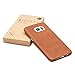 Galaxy S7 Edge Leather Case Back Cover Brown - KANVASA One Case for Samsung Galaxy S7 Edge - Luxury Pouch Made from Real Genuine Leather - Optimal Protection & Premium Leather - Ultra Thin