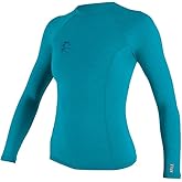 O'Neill Women’s Hybrid Long Sleeve Rashguard, UPF 50+ Sun Protection, Rash Prevention for Surfing and All Water Activities