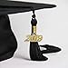 Endea Graduation Single Color Tassel with Gold Date Drop (Black, 2029)