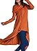 onlypuff Women's Pullover Hoodie Asymmetric Hem Sweatshirts Tunic Tops for Women Solid Color Dress