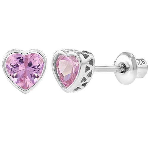 baby earrings with safety backs 