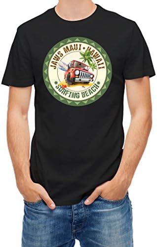Tshirt Jaws Maui Hawai Souvenir Memorabilia Surfin Black L