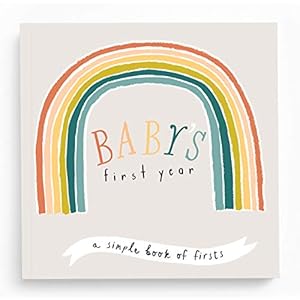 Lucy Darling Little Rainbow Baby Memory Book – First Year Journal Album To Capture Precious Moments – Milestone Keepsake…