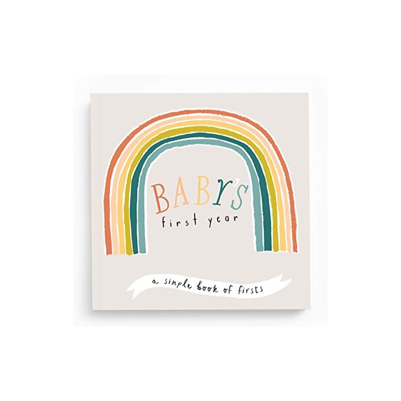 Lucy Darling Little Rainbow Baby Memory Book – First Year Journal Album To Capture Precious Moments – Milestone Keepsake…