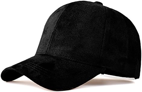 Snapback Suede Baseball Cap Fashion Sportcap Hip Hop Flat Hat For Women Adjustable Solid Color Hats