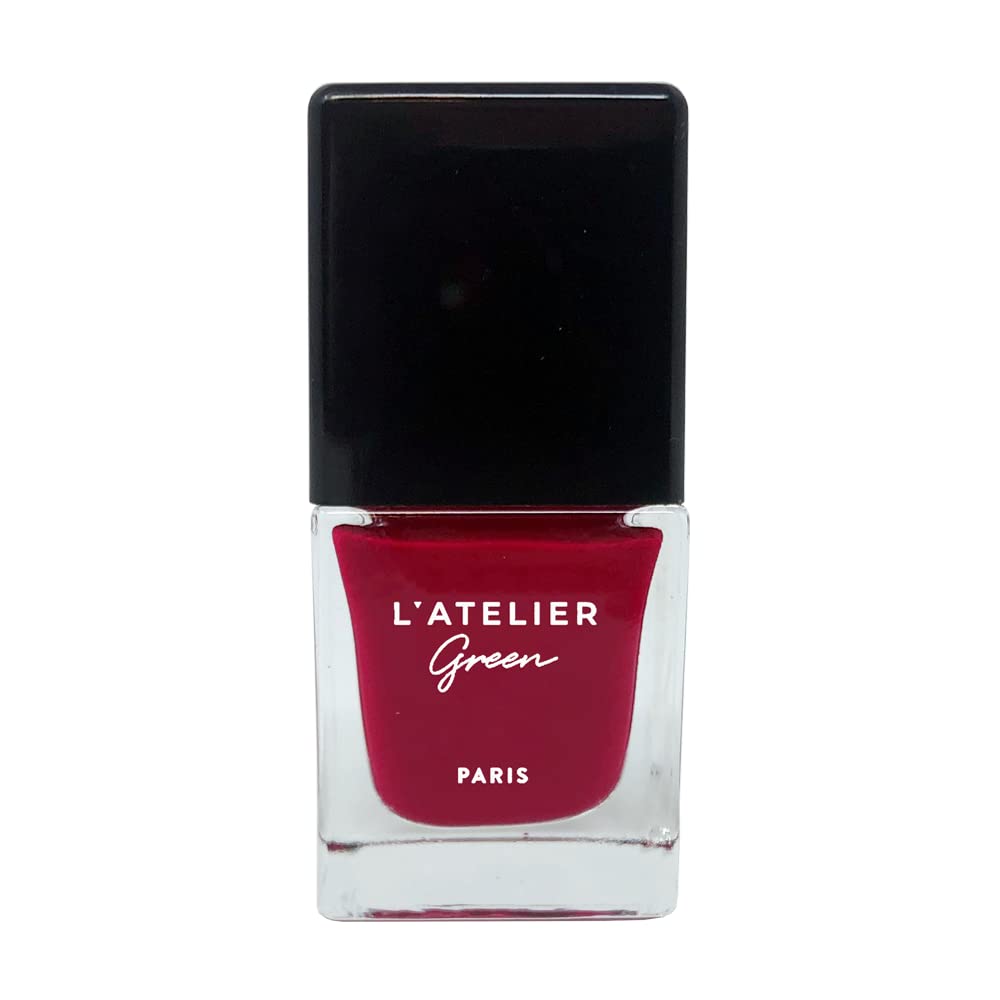L’Atelier Green Paris - Breathable, 85% Plant-Based Halal & Vegan Nail Polish. Infused with Organic Oils, Made in France - 10.5ml (No Way Back)