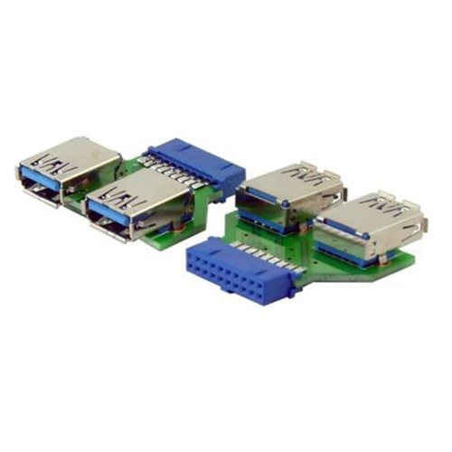 image for SEDNA - USB 3.0 20-Pin ICC to Dual Type-A Adapter (SE-USB3-2A-20P) ( 3