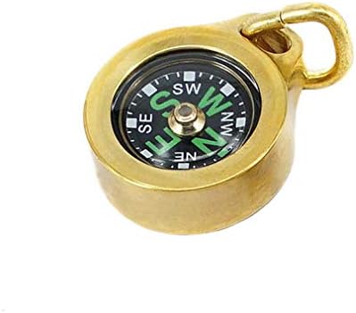 SUNLIFE Compass Necklace Outdoor Mountaineering Compass North Arrow Waterproof Luminous Portable Navigation For Bicycle Cross-country Hiking Camping River Rafting Skiing