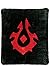 Officially Licensed Blankets and Throws Twin and Queen size Luxury Plush Medium weight Bedding Blanket World of Warcraft WOW Horde Alliance Blizzard legion games armony (Queen, Horde)
