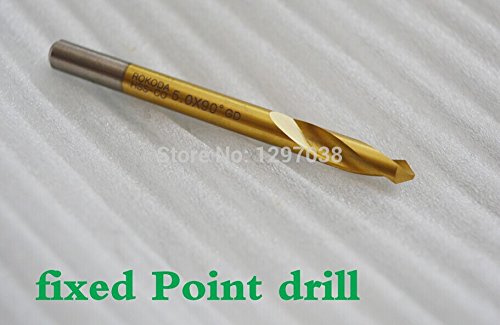 Generic 4pcs 5mm : 4PCS 5mm Diameter Containing cobalt 90 degree HSS M42 Cobalt containing Fixed Point Twist Drill Bit