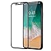 Screen Protector For iPhone X / XS,Luhuanx 4D Full Coverage [9H Hardness] [HD Clear] Tempered Glass Screen Bubble-Free Anti-Scratch Protective Film for iPhone X,iPhone XS Screen(Black-Clear)
