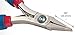 Tronex Model 744 Flat Nose Pliers, Short Jaw, Jaw same height - Long, Ergonomic Handles