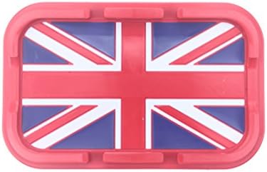 Union Jack UK Flag-1X New 3D Universal Car Dashboard Powerful Multi-function Silica Gel Magic Sticky Pad Holder Non-Slip Mat with 2 Dual-slots Stand Cradle for Phone PDA GPS Key Sunglasses Coins