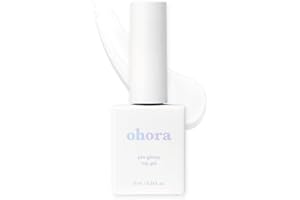 ohora Gel Nail Care (Pro Glossy Top Gel) - Corrects Nail Texture, Easy to Use & Easy to Remove for Semi Cured Gel Nail Strip Application - Professional Salon-Quality for Healthy, Strong Nails