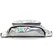 CHAOM Women Laser Waist Bag Waterproof Shiny Neon Fanny Bag Bum Bag Beach Purse (Silver)