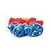 BT21 TATA Character Scrunchie Elastic Hair Tie Band Accessories for Girls, Red/Blue