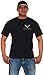 JH DESIGN GROUP Men's Chevy Corvette C7 T-Shirt Front & Collage Back Crew Neck Shirt (Black, Large)