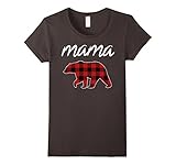 Women's Mama Bear TShirt, Mama Bear Plaid Shirt, Matching Family  Medium Asphalt