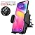 KOMOI Cell Phone Holder for Car, Universal Car Air Vent Mount with Adjustable Compatible with iPhone 11 Pro Max XS XS Max XR X 8 8+ 7 7+ SE 6s 6+ 6 5s Samsung Galaxy S10 S9 S8 S7 and More (Black)