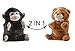 Switch A Rooz Gorilla/Lion Boomer and Roary Plush