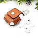 AirPods Case Lunies Anti-Lost Leather Protective Cover for Apple AirPods Charging Case Brown