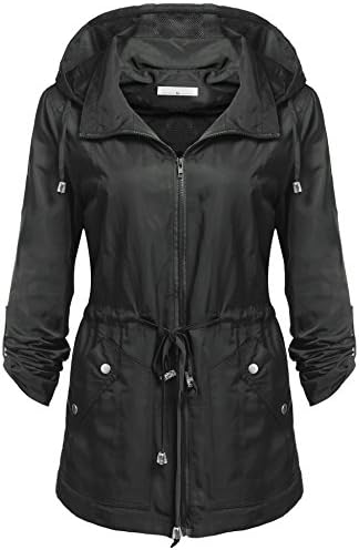 Women's Lightweight Waterproof Hooded Jacket