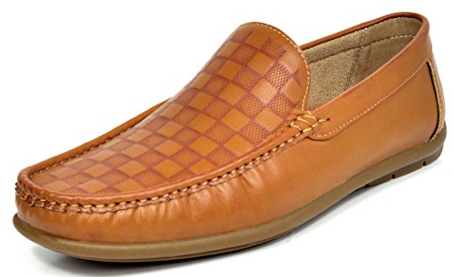 Bruno Marc Men's BENNETH-02 Tan Driving Loafers Moccasins Shoes - 11 M US