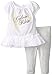 Calvin Klein Baby-Girls Newborn Grey Stripes Tunic with Leggings