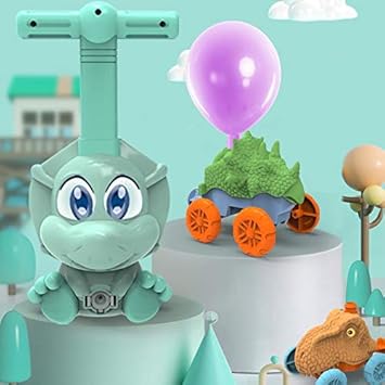 Amazon.com: Dinosaur Balloon Powered Cars Balloon Racers Aerodynamic