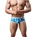 2 Pack Men Boxer Briefs Shorts Hollow Cut Out Trunks Underwear 863