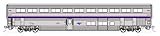 Kato KAT356054 HO Superliner I Coach, Amtrak/Phase IVb #34020