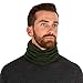 MERIWOOL 100% Merino Wool Ski Neck Gaiter Winter Neck Warmer for Women and Men