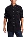 Carhartt Men's Oakman Sandstone Twill Original-Fit Work Shirt, Midnight, Regular X Large