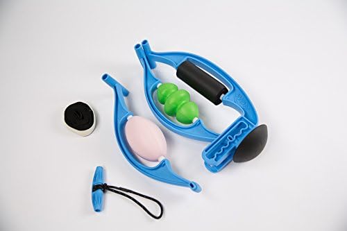 Pink &amp; Green Roller Combo Kit - Rolflex The Foam Roller Re-imagined - 2 Separate Rollers Contoured with Different Densities for better Self Myofascial Release &amp; Trigger Point for the whole body