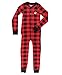 Plaid Bear Cheeks Flapjacks Kids Flapjack Onsie Pajamas by LazyOne | Adult Kid Infant Dog Family Matching Pajamas (6)