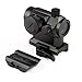 MGS Military Gear ABB Tactical Mini Micro Reflex Dot Scope Sight with QD Quick Riser Mount, Red