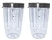 Blendin 2 Pack 24 Ounce Tall Cup with Lip Rings, Compatible with Nutribullet 600W 900W Blenders primary