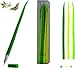 BUOP Black Gel Ink Pen Extra Fine, Forest Green Grass Leaf Novelty Design Grass Pen, Grass Blade, Grass Leaf Shaped Rollerball Pens, Creative Stationery Gift, Two Dozens (24) Box