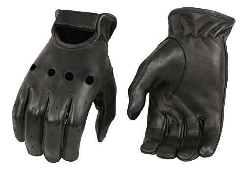 Milwaukee Leather Men's Deerskin Leather Unlined Driving Gloves SH868 (M)