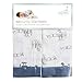 aden + anais Issie Security Blanket, Super Soft 100% Cotton Muslin, Satin Trim, 2-Pack, Sky High Planes