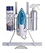 Organize It All Ironing Board Hanger with Storage, Wall-Mount/Over-The-Door, 1 Pack, White