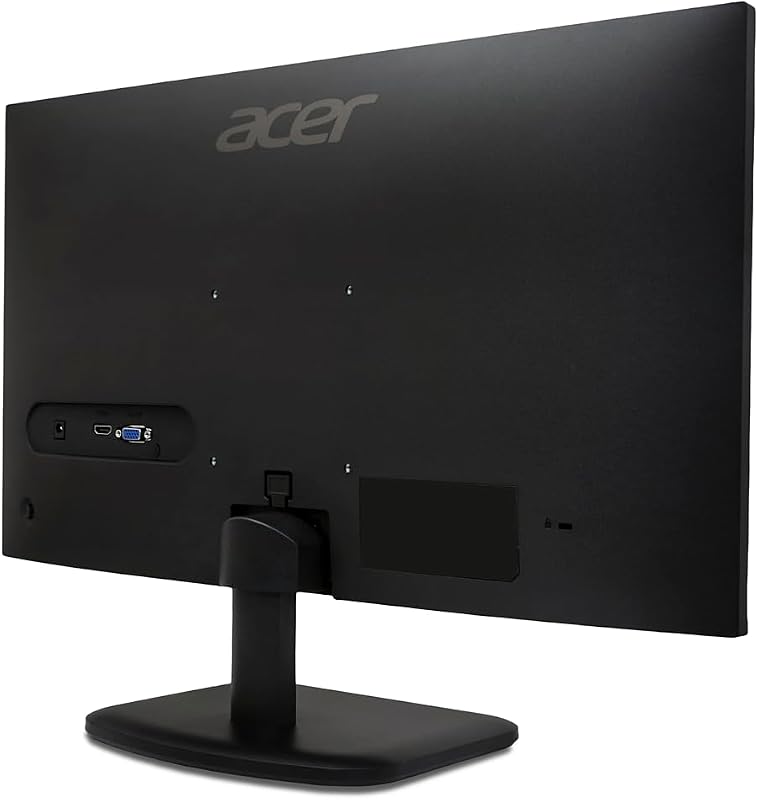 acer EK241Y G Monitor de 23,8 polegadas (ecrã de 60 cm) Full HD, IPS, HDMI de 120 Hz, VGA de 75 Hz, 4 ms (GTG), HDMI 1.4, VGA, AdaptiveSync