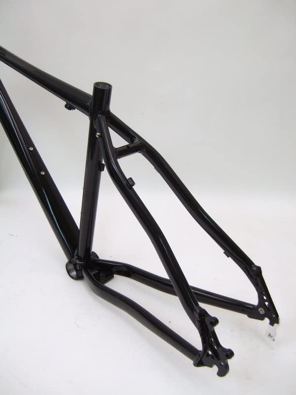 Gravity Unbranded Mountain Bike Frame Set With Suntour XCT Fork Black