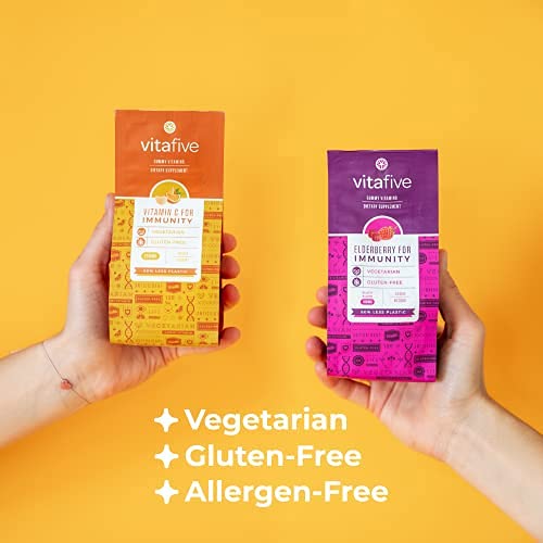 Vitafive Immunity Vitamin C Gummies 250mg Immune Support for All Ages