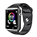 Bluetooth Smart Watch Fitness Tracker, Qidoou Sport Watch Touch Screen Camera Pedometer Sleep Monitor Call/Message Reminder Music Player Anti-Lost Compatible Android and iOS iPhone (Black)