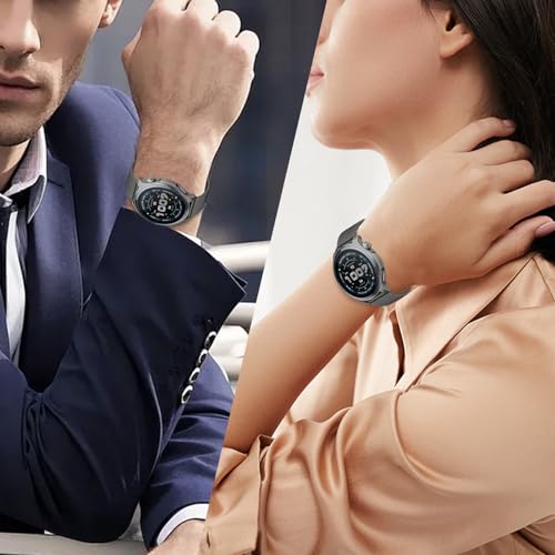CHULN Watch Band Compatible with Amazfit Balance/Balance 2/Bip 6/Bip 5/Cheetah/Cheetah Pro Adjustable Metal Stainless Steel Replacement Strap for Smartwatch.(Not Host)