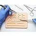 Suture Training Kit Suture Pad 7'' x 5'' with Pre-Wounds, Suture Practice Pad for Practice and Training Use| 3 Layer - Muscle, Fat, and Skin | Does not Easily Break, Tear,or Rip (Education Use Only)